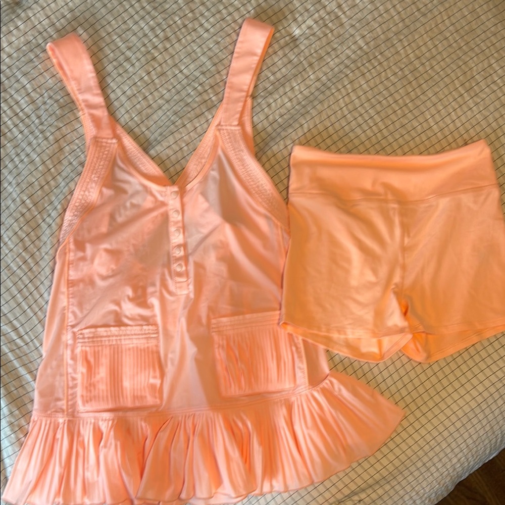 NWT Free People Movement top and short set